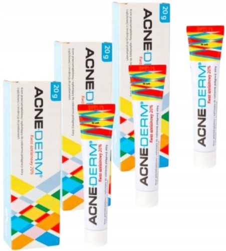 Acnederm3 krem z 20g kwasu azelainowego za čistejšo kožo