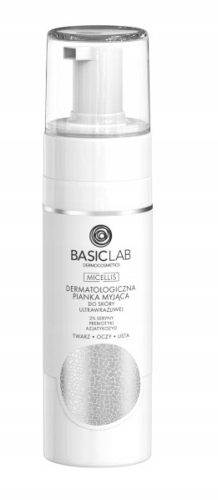 Pena za čiščenje obraza za ultravzdržljivo kožo BasicLab 150 ml