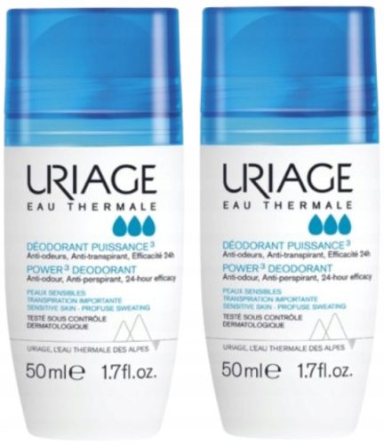 Antiperspirant Roll-On Eau Thermale 2 x 50 ml - Učinkovito Zaščita in Svežina