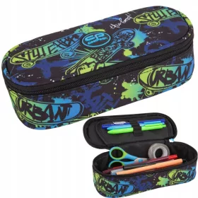   Šolska peresnica CoolPack Skate Night za fante z enim predalom