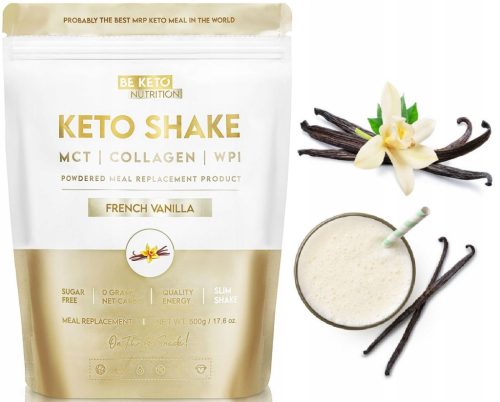 Keto Diet Shake z Okusom Francoske Vanilije – Zdrav in Hiter Keto Obrok
