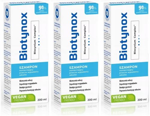 3x Biotynox Šampon 200 ml za krepitev in proti izpadanju las