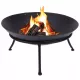  Veliki LITOŽELEZNI vrtni kamin za stojalo za žar noge 57 cm