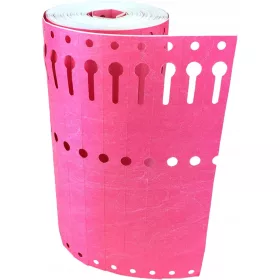  Tyvek etikete 12,7 x 220 mm rola 1000 kosov roza