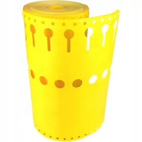  Tyvek etikete 25,4 x 220 mm rola 1000 kosov rumene barve