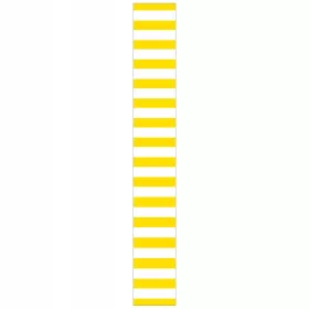    PVC etikete za božično drevo 25x220mm 250 kosov rumene črte