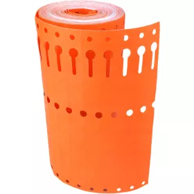  Tyvek etikete 17x220mm rola 1000 kosov oranžne