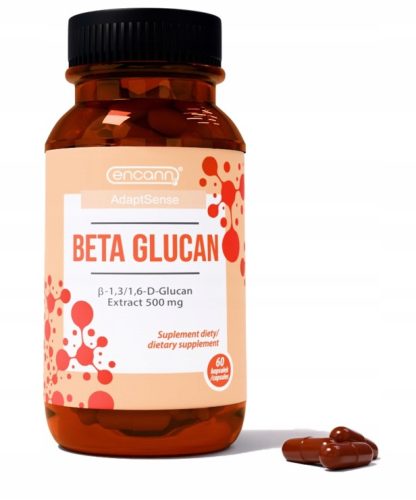 Encann Beta Glukan - Naravno Dopolnilo za Krepitev Imunosti, 60 Kapsul
