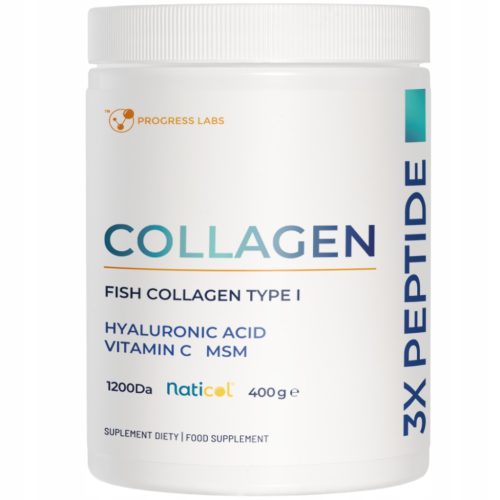 Marinski Kolagen 3 Peptidi 10 000mg HA MSM Vit. C za Kožo, Lase in Sklepe 400g