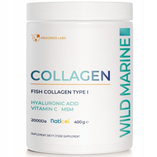 Marinski Kolagen v Prahu z Divjega Trska z Dodatkom Vitamina C, MSM in Hialuronska Kislina, 400g