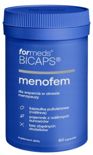 BICAPS MENOFEM – Naravna podpora za ženske v menopavzi, 60 kapsul