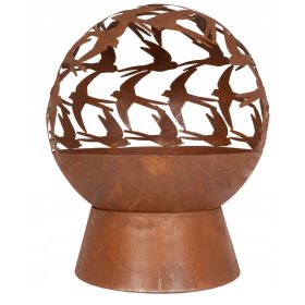  Kroglasto vrtno kurišče z lastovkami TABORNI OGNJEM