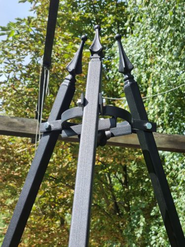  Žari Tripod z ročico ravno s konico in ročico za rešetko od 80cm do 100cm