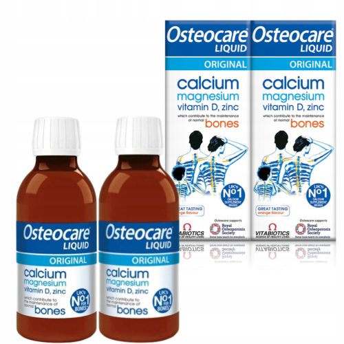 Osteocare tekoči dodatek kalcija z magnezijem in vitaminom D3, 200 ml