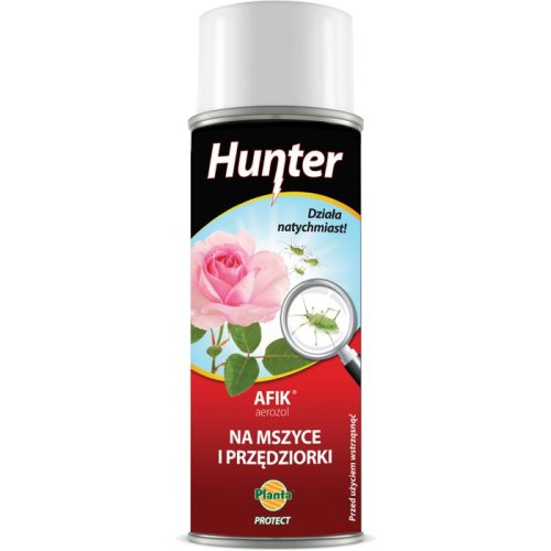Aerozol Hunter za hitro in učinkovito odstranjevanje listnih uši in pršic, 250 ml