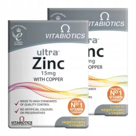   Vitabiotics Ultra Cink + Baker za krepitev imunosti, 60 tablet