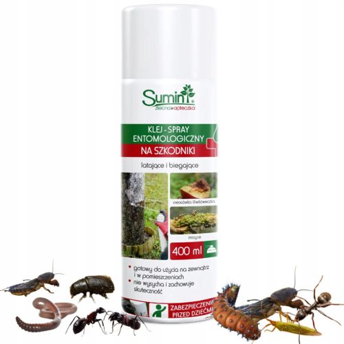 Vsestranski entomološki lepilni sprej Sumin 400 ml za nadzor škodljivcev