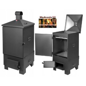    Vrtna prekajevalnica XXL VISOKA 140 cm prekajevalnica kovinski termometer + knjiga