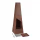  Vrtni kamin iz corten jekla Rust Terrace Stove Fireplace Relaxdays