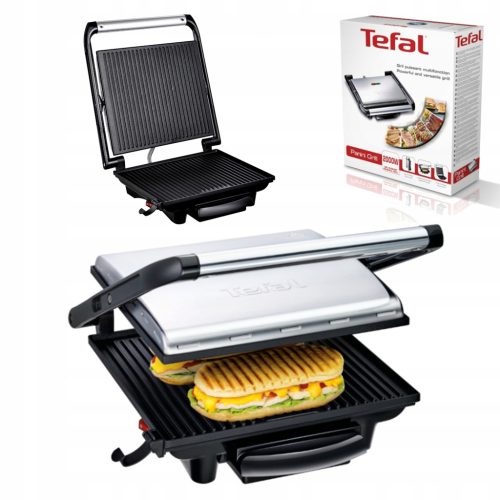  Tefal Contact, Panini, Zložljivi električni žar Večnamenski električni žar 2000 W srebrna/siva 2000 W
