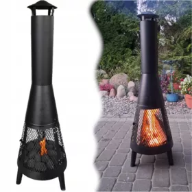    KAMIN VRTNI KAMIN Z DIMNIKOM VARNA ALTERNATIVA TABORNEMU OGNJU