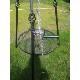  Žari Tripod Polž z ročico 180cm rešetka 50cm