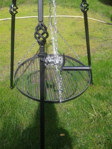  Žari Tripod Polž z ročico 180cm rešetka 50cm