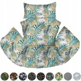 Viseča vrtna gugalnica s podlogo za stol Cocoon Set VZORCI