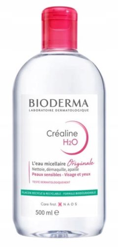Bioderma Crealine H2O Micelarni Losjon za Občutljivo in Razdraženo Kožo 500ml