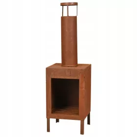  ProGarden Kamin z dimnikom in konzolami, 100 cm, rja