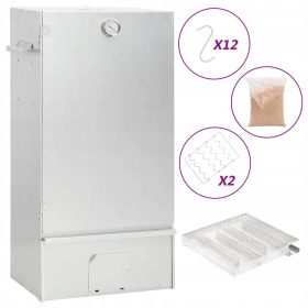  vidaXL Kadilnica za hladno dimljenje, pocinkano jeklo