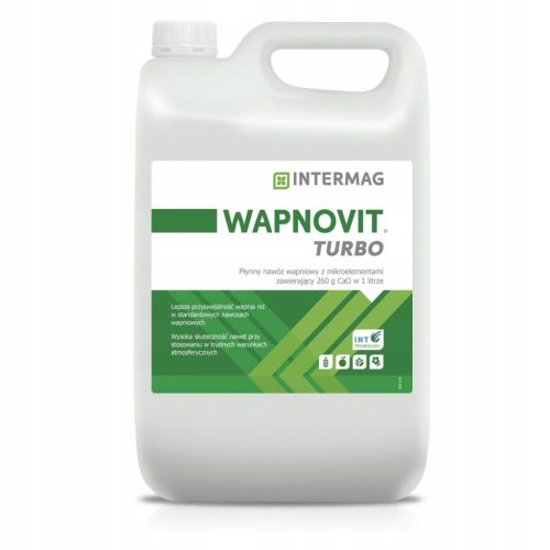 Wapnovit Turbo - učinkovito listno kalcijevo gnojilo z mikroelementi 5L