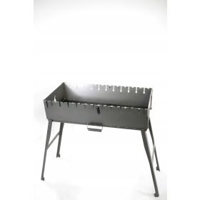    Mangal Grill Case For 12 Spikes Case Oglje zložljiva kovina 2 mm