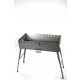  Mangal Grill Case For 12 Spikes Case Oglje zložljiva kovina 2 mm