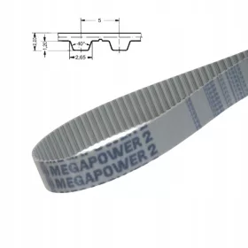  Zobati jermen T5 1100 širine 25 mm MEGADYNE 220 zob