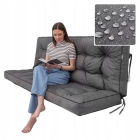   Gugalnik Pola za Vrtno Klop - Nepremočna Poduška za 3 Osebe 180 cm