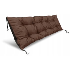   Vrtna blazina za paletno klop 120x40 cm, odporna na vodo, udobna in trpežna, rjava