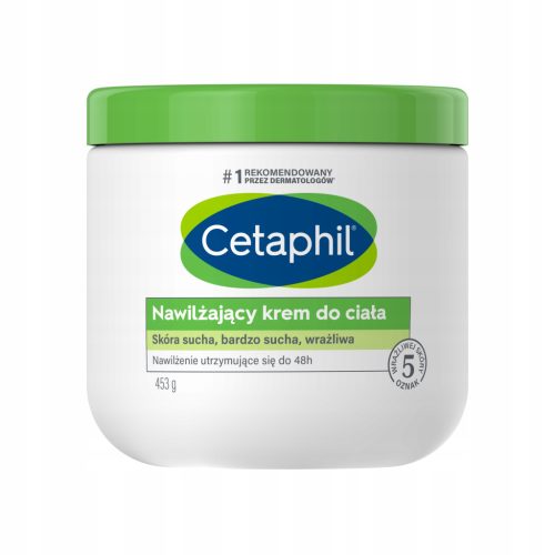 Cetaphil Vlažilna Krema za Telo 453 g - Intenzivna nega za suho in občutljivo kožo