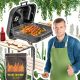  Vrtni žar s pokrovom in stransko mizico za vrt + 2kg premoga