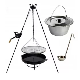  Inox rešetka za žar 45 kolutov kotel 10l