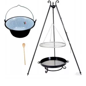  ŽAR XXL inox rešetka 70 cm kurišče 70 cm KOTIL 16 L