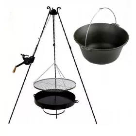    Rešetka za žar NERJAVEČE JEKLO 80 cm Kamin kotel litoželezen 11 L