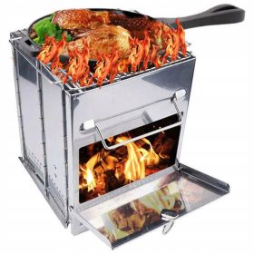    ŽAR PEČ RAKETNA PEČ TURISTIČNA VRTNA PRENOSNA ZLOŽLJIVA MREŽ