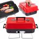  ZLOŽLJIV PRENOSNI OGLJE TURISTIČNI BBQ KAMPIRSKI KOVČEK HOLIDAY +
