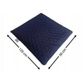  NEPREMOČLJIVA VRTNA BLAZINA Z VZORCEM HEXAGON 50x120 MODRO MORNARSKA