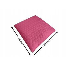 WATERPROOF GARDEN CUSHION FLAT HONEY - HEXAGON 50x120 pink