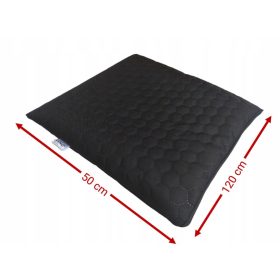 VODOODPORNA VRTNA BLAZINA FLAT HONEY - HEXAGON 50x120 črna