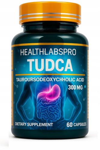 Health Labs Pro TUDCA 300 MG - 60 kapsul za podporo funkcije jeter