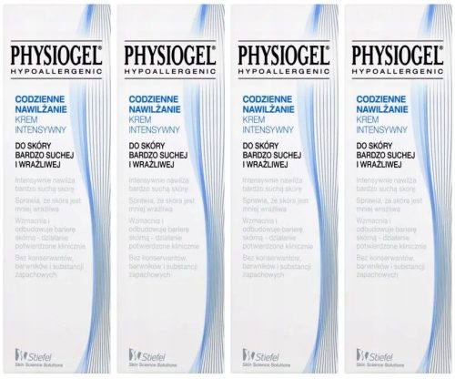 4x Physiogel Intenzivna Krema za Zelo Suho Kožo 100ml