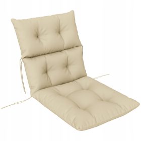   Blazina za vrtno pohištvo 115x56 cm, 10 cm debela, bež barva